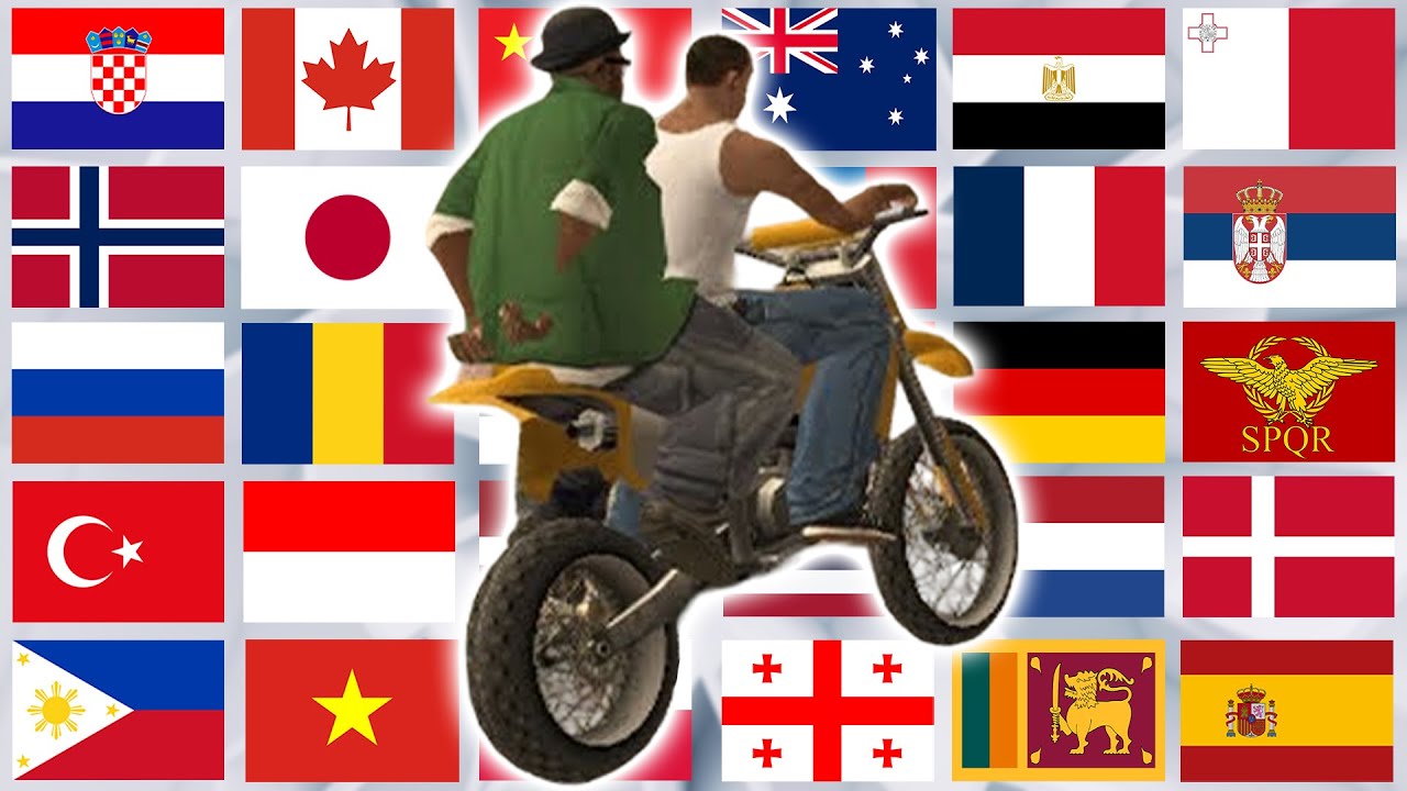 "All we had to do was follow the damn train CJ!" in 70 Languages Meme