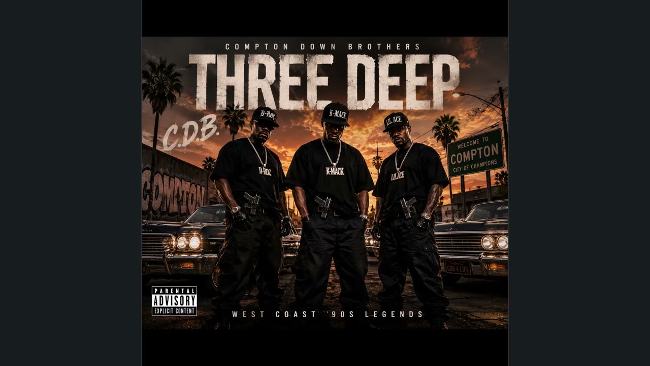 THREE DEEP | 90's West Coast Rap | G-Funk | COMPTON DOWN Album(2026)-ERNOZR