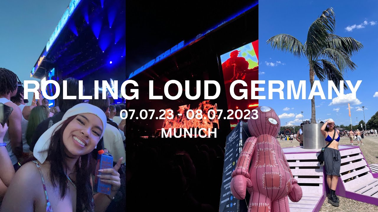 ROLLING LOUD GERMANY 2023, MUNICH || recap of all three days, kendrick lamar, wizkid, travis scott