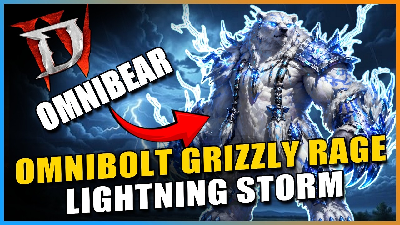 OMNIBEAR HAS ARRIVED Omnibolt Lightning Storm Druid Leveling Build | Diablo 4 Lord of Hatred