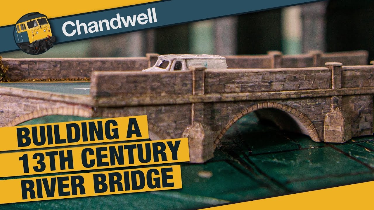 N Scale ancient river/road bridge scratch built from card for my N Gauge model layout