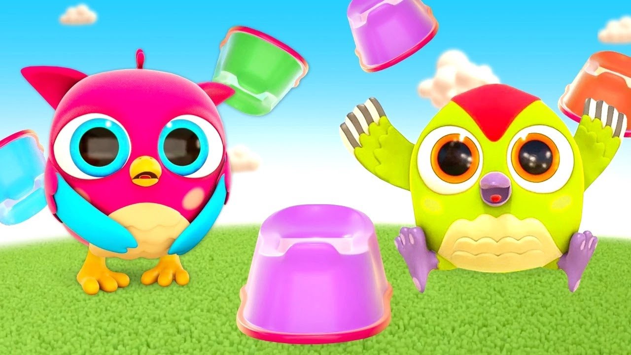 The Potty Training song for babies with Hop Hop the Owl Song for kids & toddler songs.