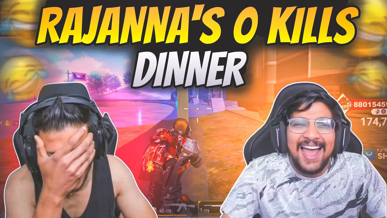 RajAnna's 0 Kills Dinner 🤣 | 1000% Fun 😂 | @WarriorislivE14 @UnqGamer #highlights