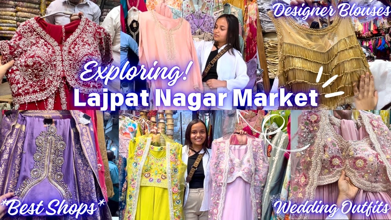 Lajpat Nagar Market Delhi✨| with shop No. |Latest Collection 2024 | Ethnic Wear😍|| #youtube #market