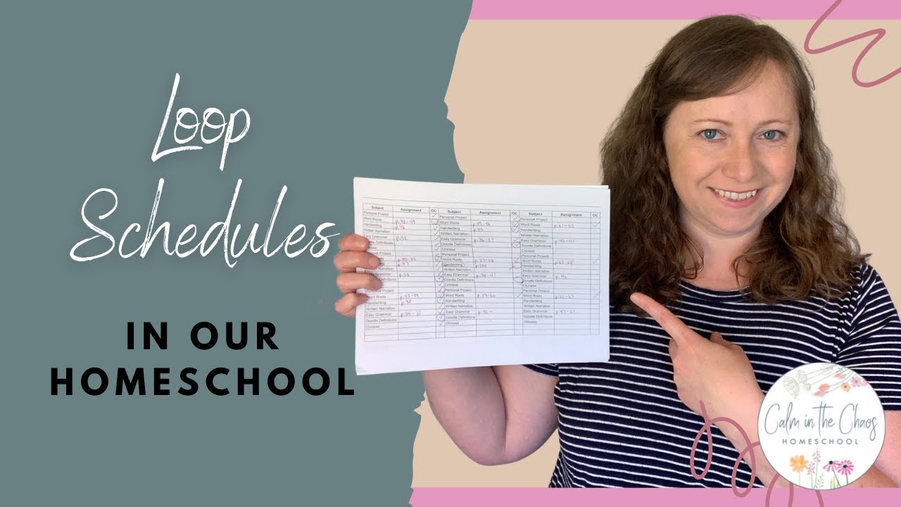 LOOP SCHEDULES IN OUR HOMESCHOOL | Using Loop Schedules in Our Charlotte Mason Inspired Homeschool