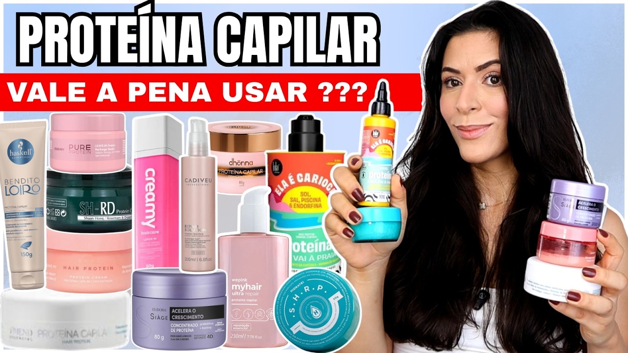PROTEÍNA CAPILAR: O que é? Como usar? Qual a melhor? - Te conto tudo!