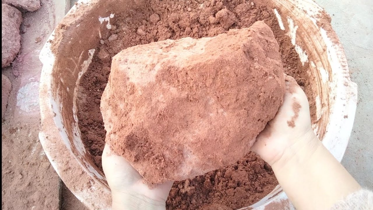 Pure Red Sand❤️Soft Satisfying Dry Crumbling in Tub❤️‍🩹#asmr
