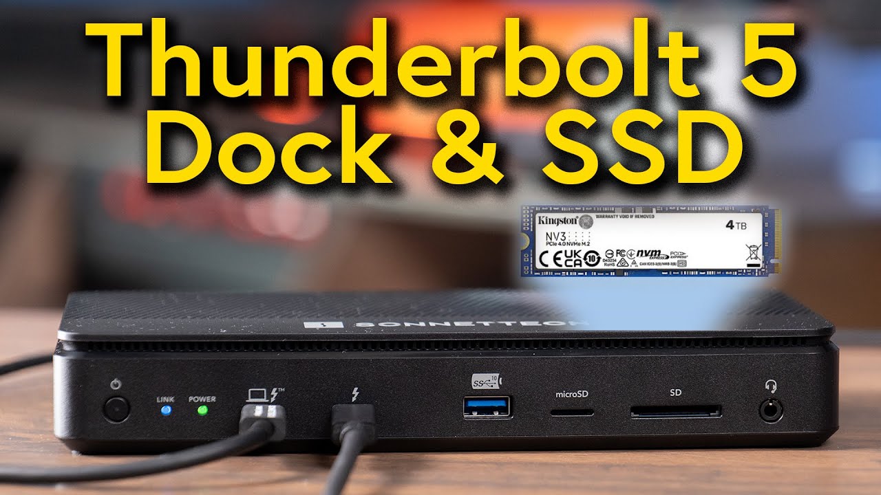 Fast SSD + Tons of Ports! Sonnet Echo 13 Thunderbolt 5 Dock Review