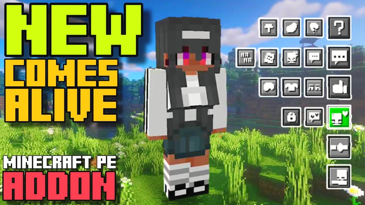👨‍👩‍👧‍👦COMES ALIVE ADDON for BEDROCK | MINECRAFT PE 1.21 
