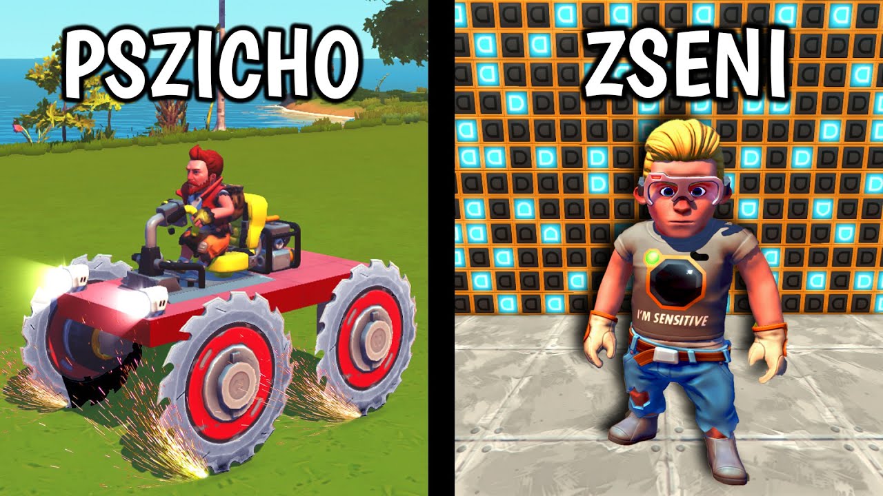 10 JÁTÉKOS TÍPUS | Scrap Mechanic