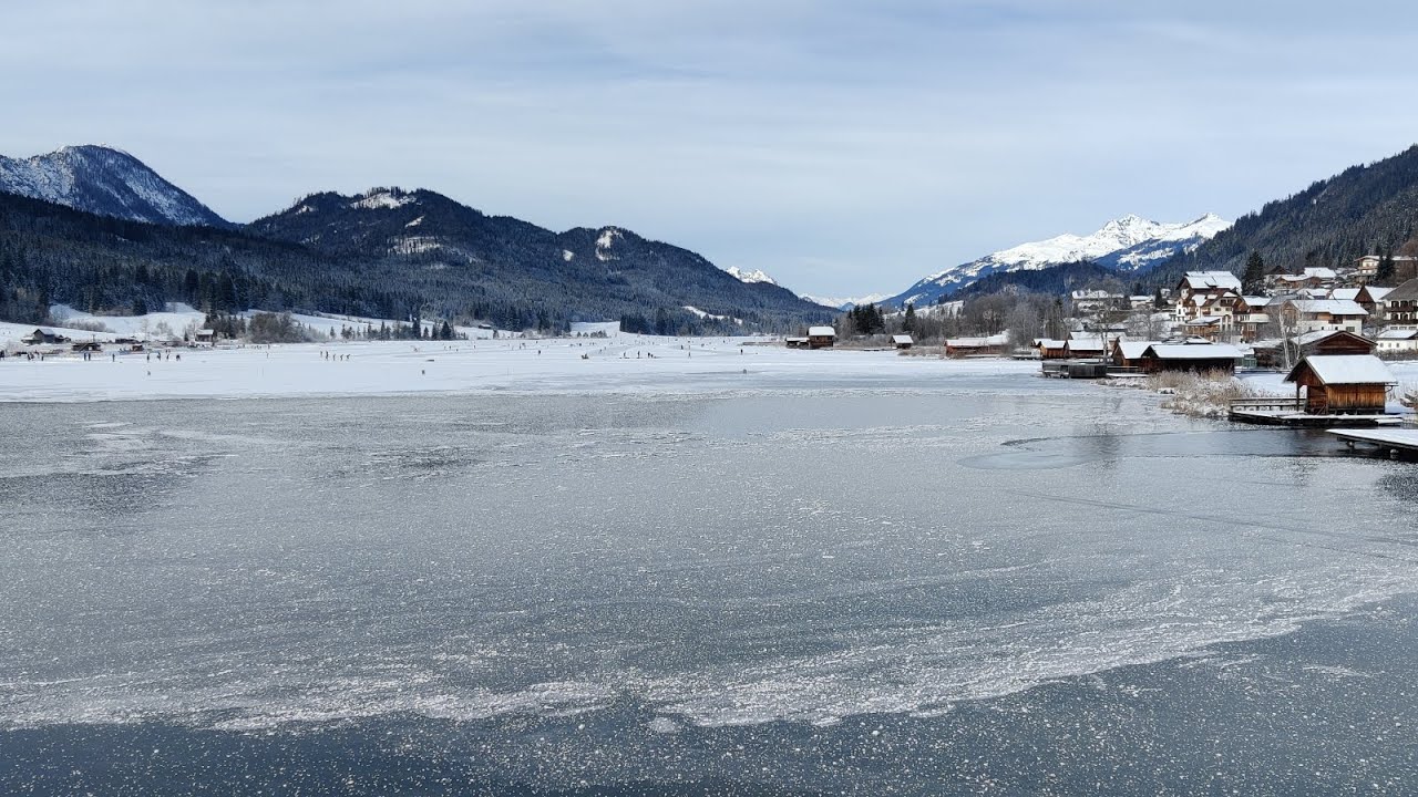 Alternatieve Elfstedentocht op de Weissensee 23-01-2024