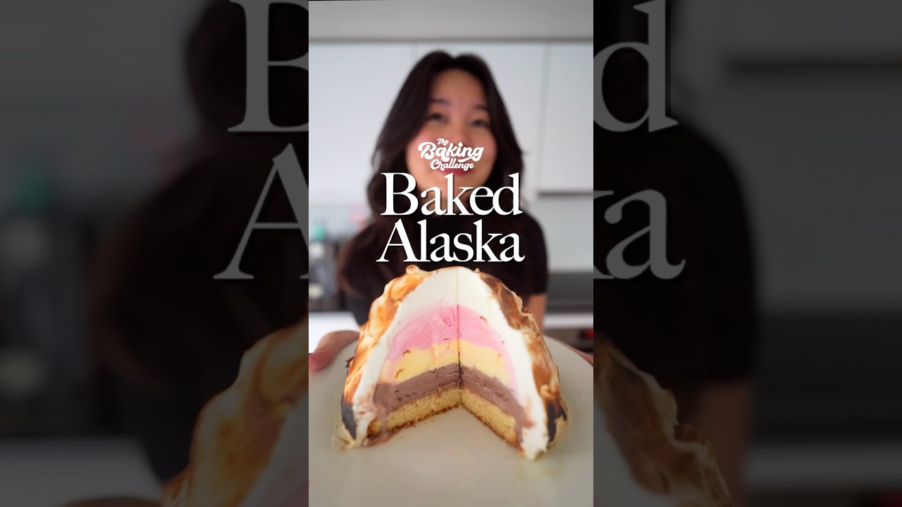 Setting up my cake on fire 🔥| Baked Alaska | The Baking Challenge EP.6