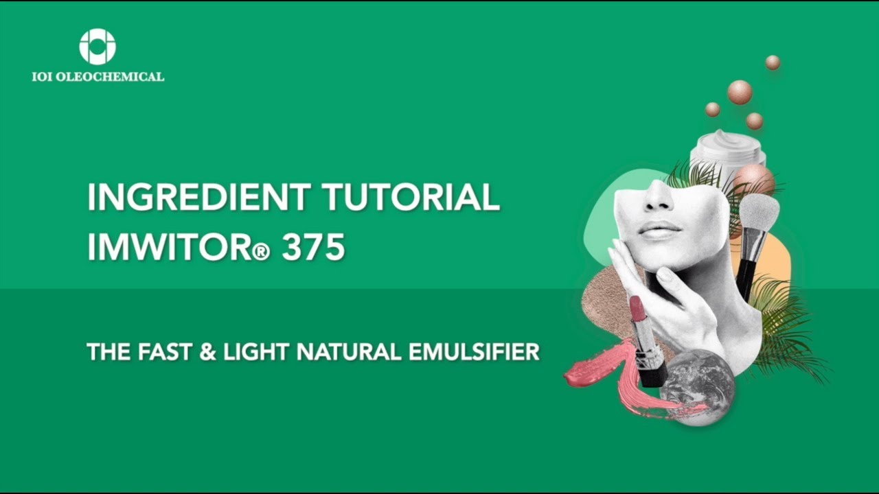 Ingredient Tutorial - IMWITOR&reg; 375 - Emulsifier