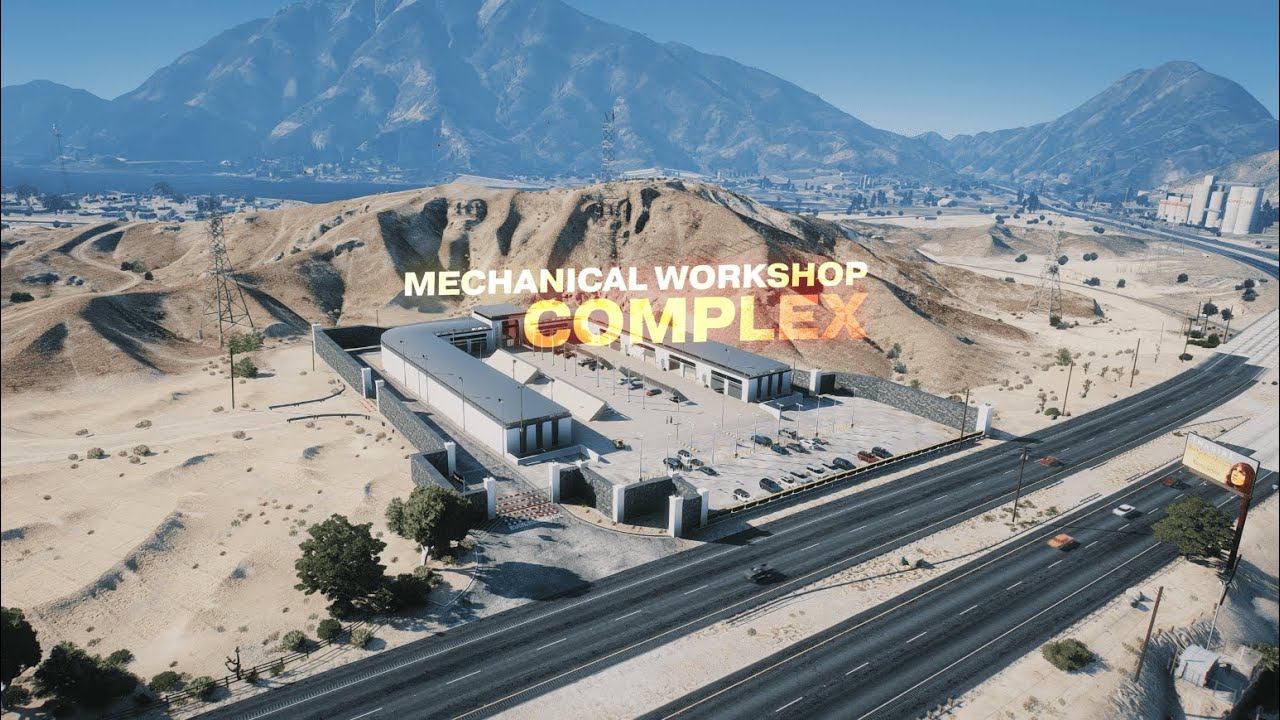 Flash Mechanic Workshop Complex MLO GTA V MAP