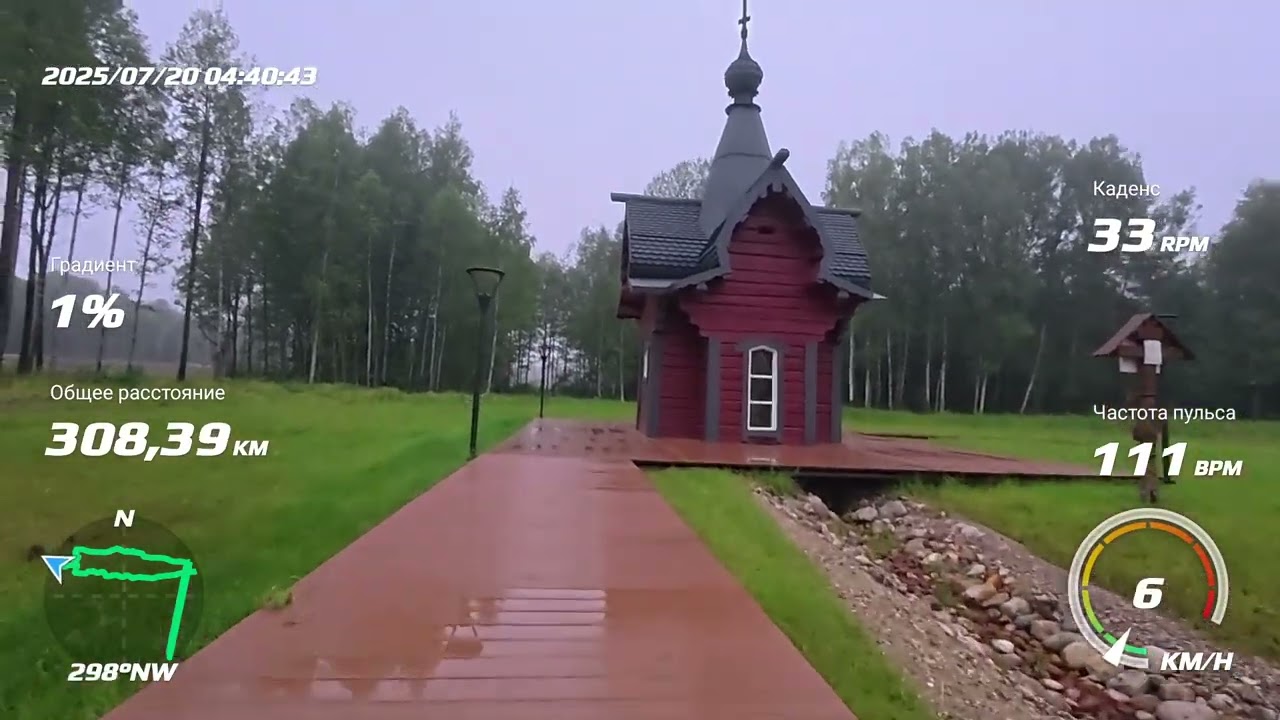 Дождевые км бревета 