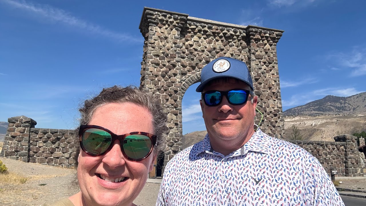LAST DAY- North Entrance, Mammoth Springs, Gardner. 