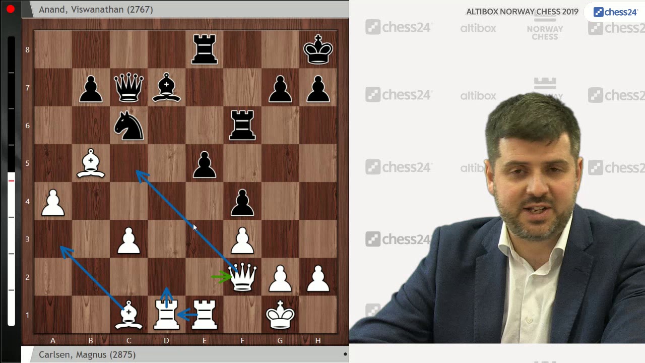 Carlsen vs Anand, Svidler's Norway Chess 2019 Match of the Day