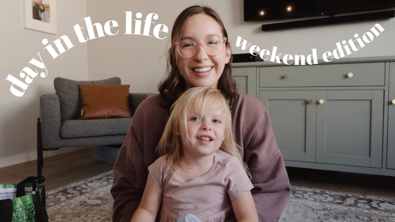 spend the weekend with us!! | errands, thrift haul & family time :)