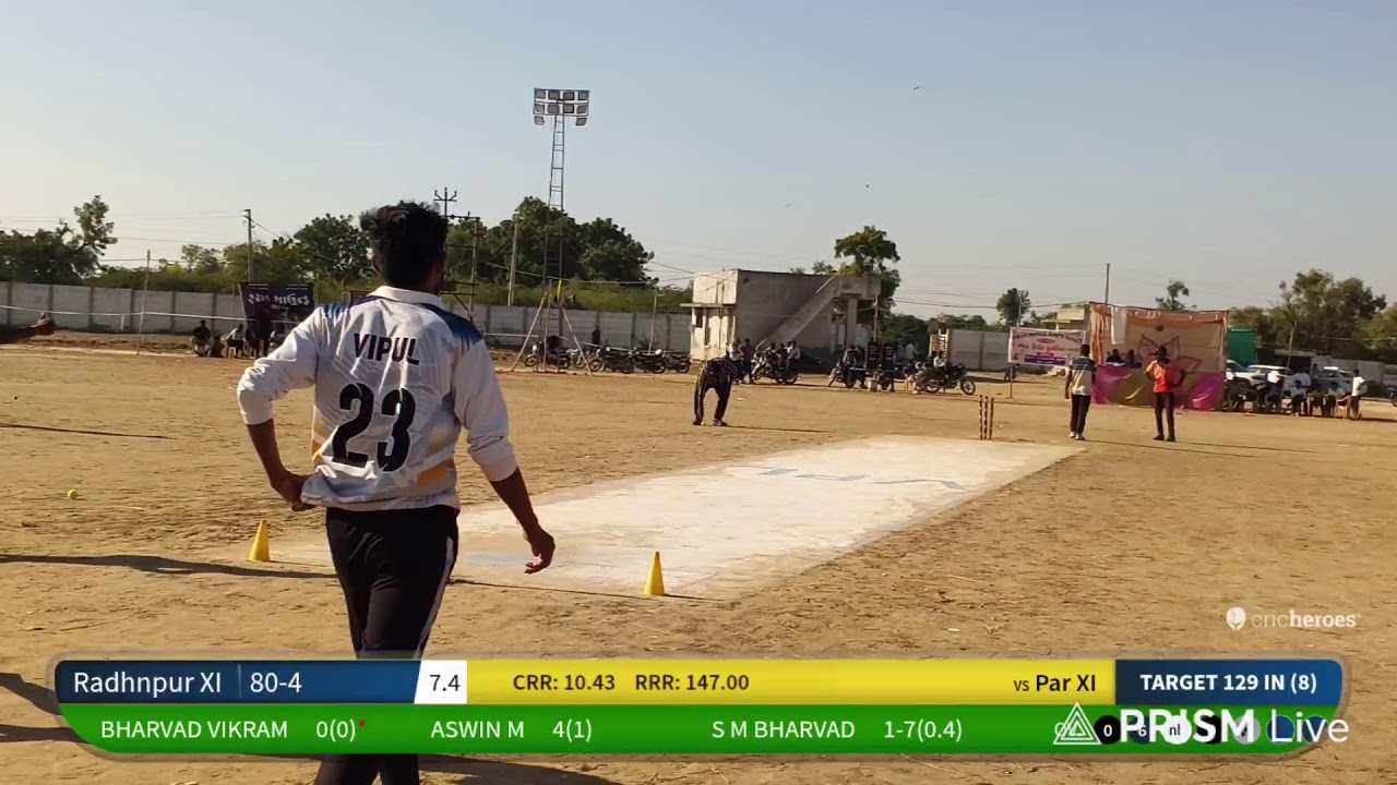 Par XI vs radhnpur XI.... bharwad samaj cricket tournament