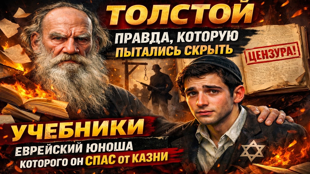 Толстой — Правда, которую пытались скрыть учебники  Еврейский юноша, которого он спас от казни