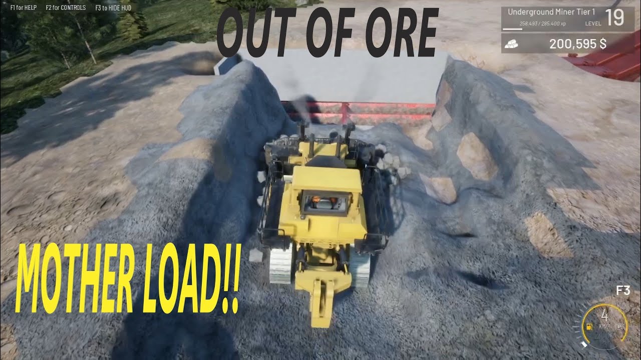 MOTHER LOAD!!! - OUT OF ORE