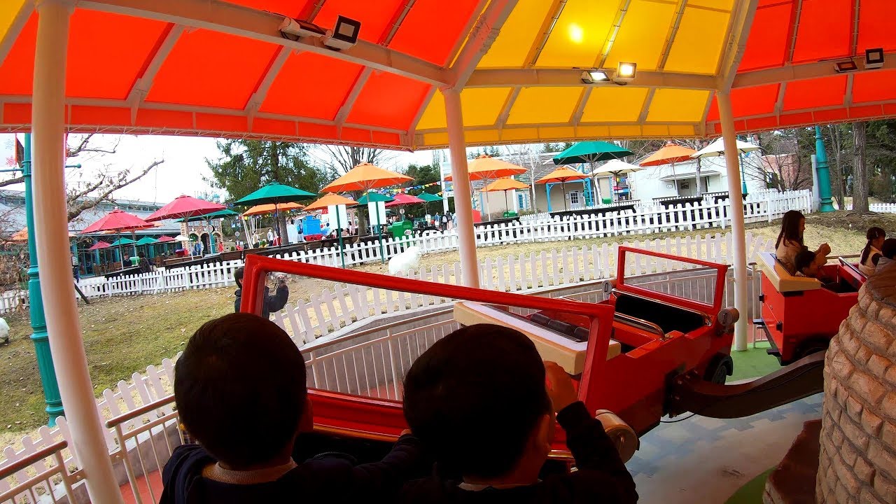【4K60P】トーマスランド ホッピングウィンストン / Hopping winston Rotating ride at Yamanashi Thomas land