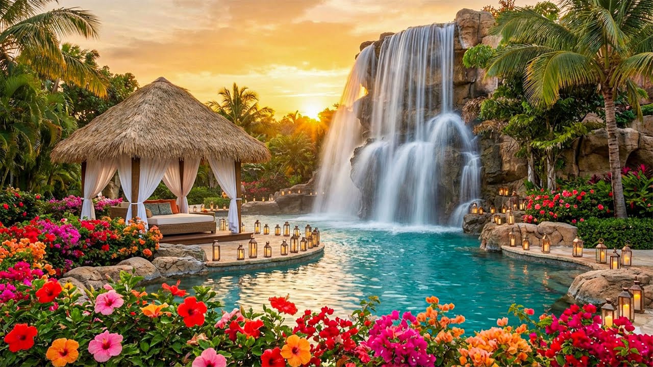 Calming Nature Sounds for Relaxation | Soothing Waterfall & Birds for Stress Relief