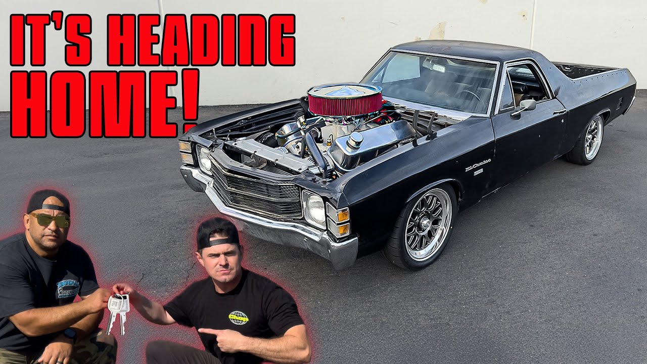 Anthony's First Drive in His 650hp 1971 El Camino 