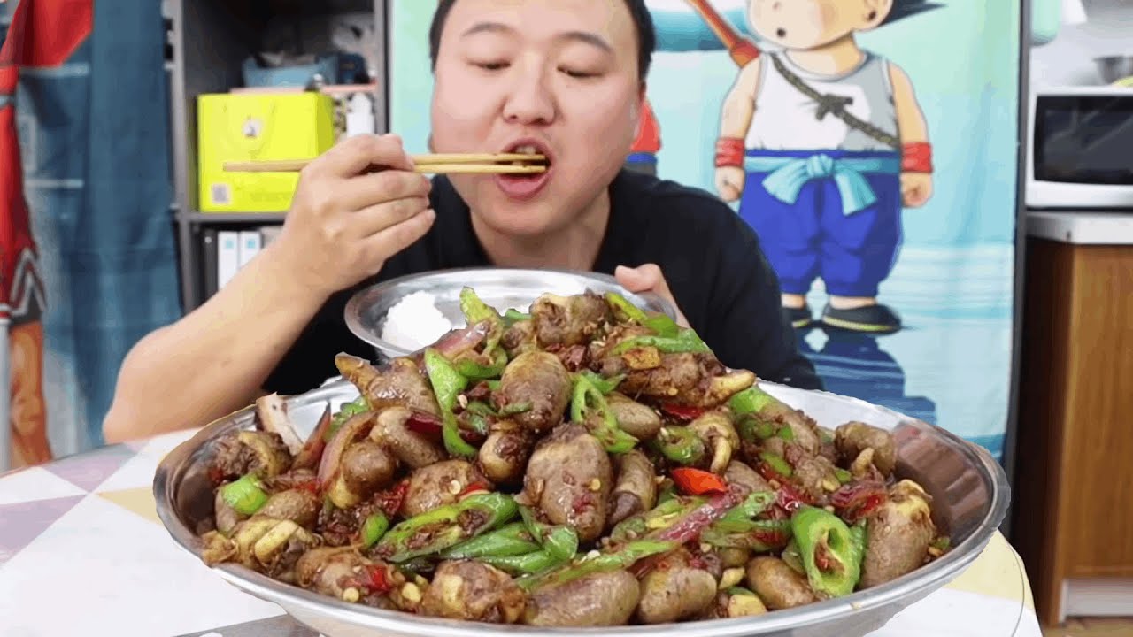 Супер легкий домашний рецепт куриного сердца, приготовленный домашним,! Отлично с рисом | Мукбанг