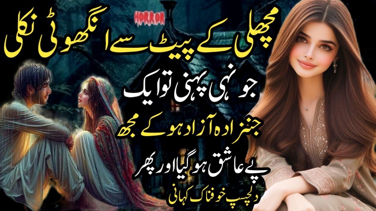 Matchli K Pait Say Angothi Nikli Ju He Pheni Tw Aik Jinzzada Azad Ho k Mj Pe Ashique Ho gya Aur Phr