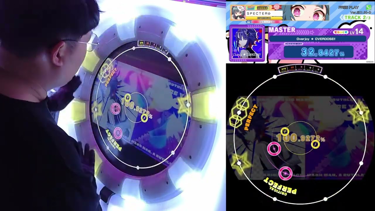 [maimai DX CiRCLE] Overjoy ★ OVERDOSE!! (MAS 14) SSS+