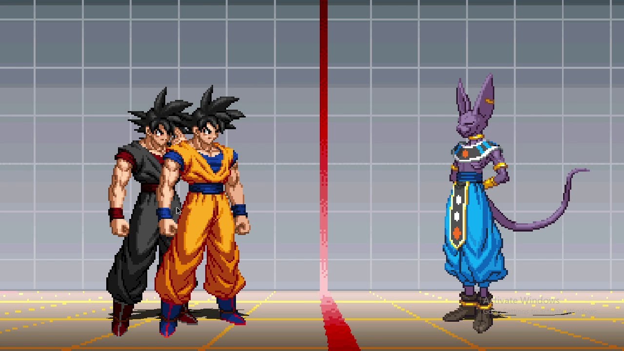 Goku & Evil Goku vs Beerus | Unlikely Alliance vs Lord of Destruction | Jump Force Mugen V6