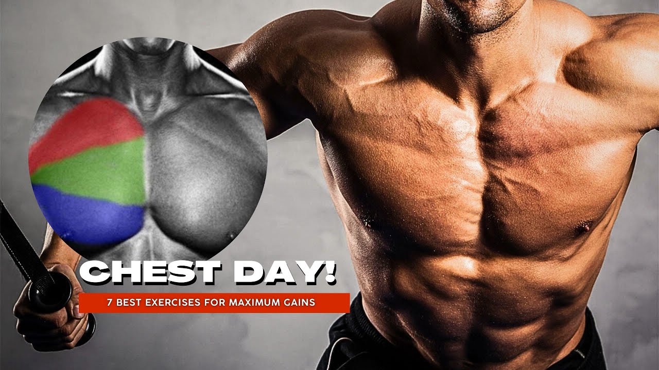 7 Best CHEST Exercises for Maximum Fast Gain _ Basics & Effective - #workouts #chest #motivation