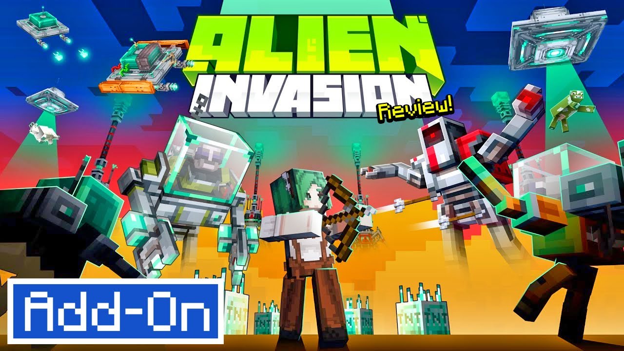ДОПОЛНЕНИЕ ALIEN INVASION для Minecraft Bedrock разочаровывает...