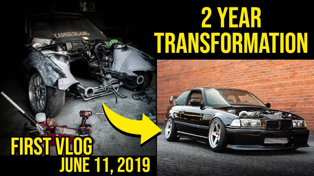 Building My TURBO E36 in 16 Minutes!