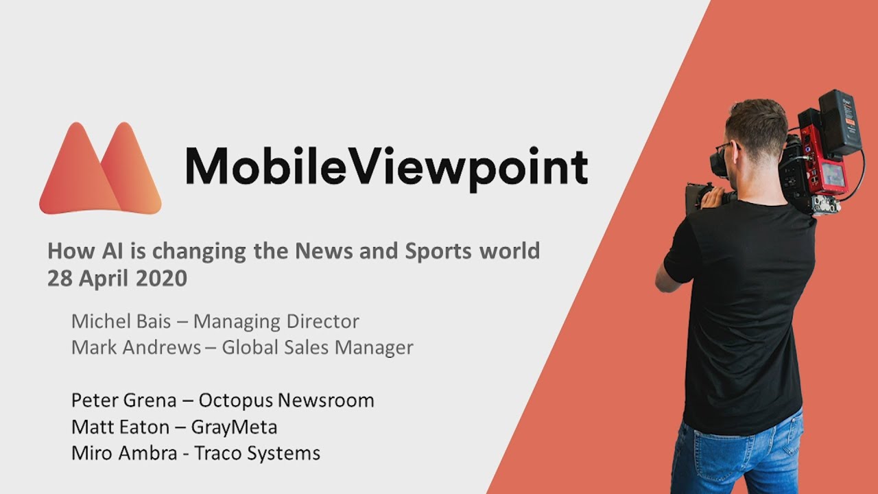 Webinar 4: how is AI changing the world of news- and sports production?