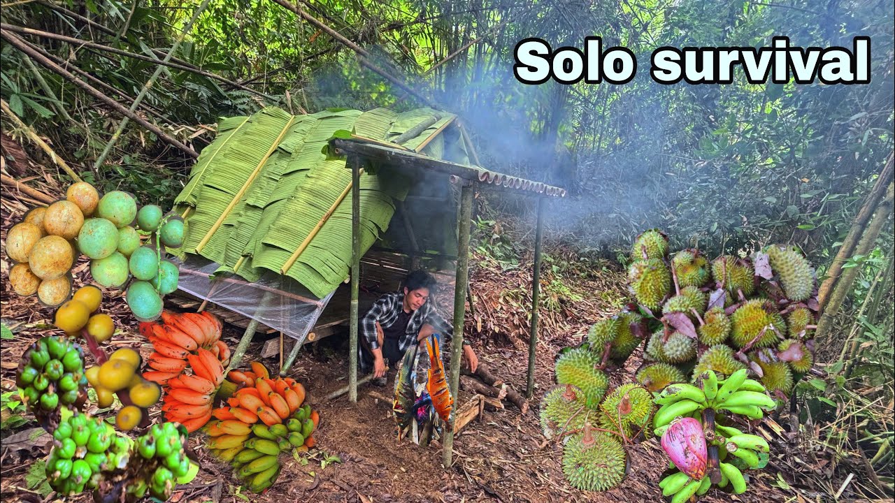 Bertahan hidup 3 hari sendirian di dalam hutan 🔥⛺️