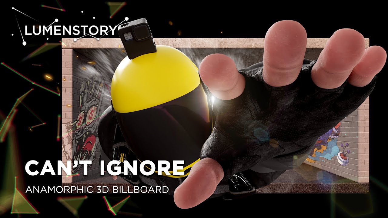 The Ad You Can&rsquo;t Ignore | Anamorphic 3D Billboard from Lumenstory Studio