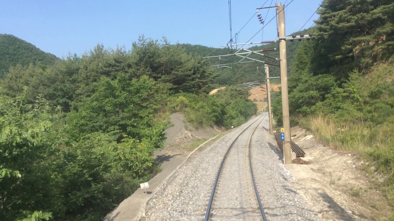 태백선 후부영상 #3 예미~민둥산 (디젤전기기관차 견인)