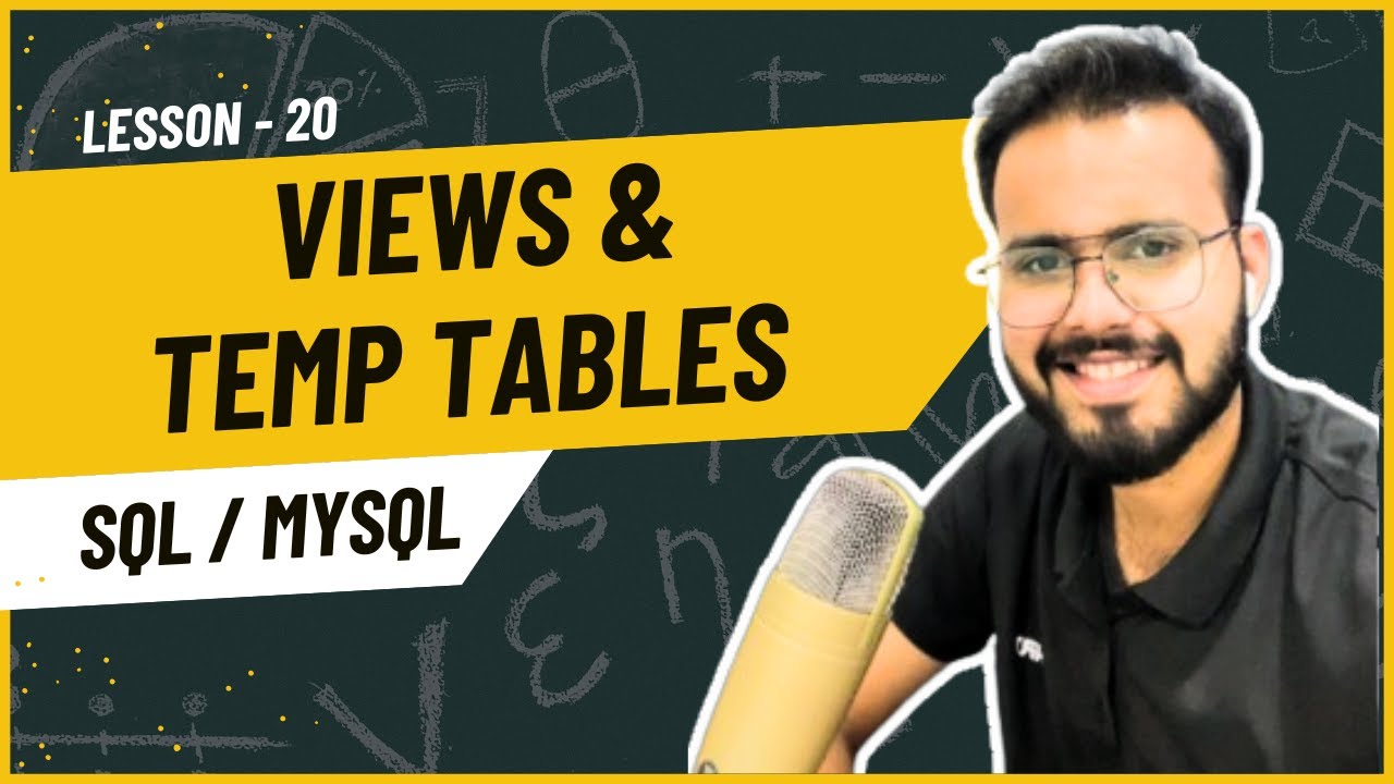 Views in SQL / MySQL with Example | Master SQL Views in Just 10 Minutes Easy Tutorial Lesson#20