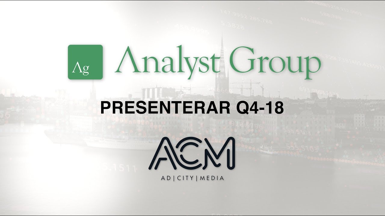 Aktieanalys p&aring; AdCityMedias Q4-18