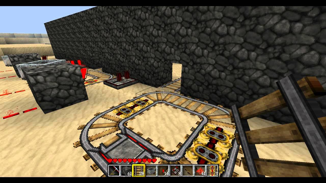 Automatischer Bahnhof mit Powered Rails - Wunschtutorial [Minecraft]