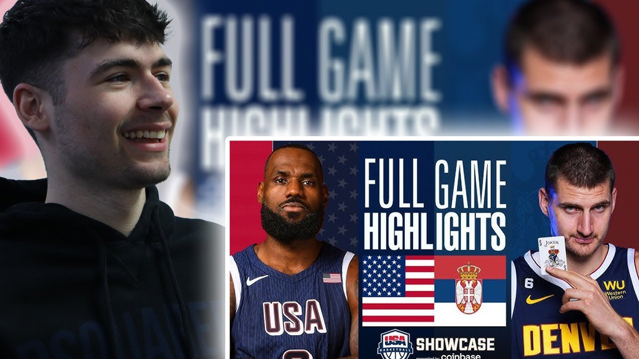 BRITS React to Team USA vs Serbia Full Game Highlights