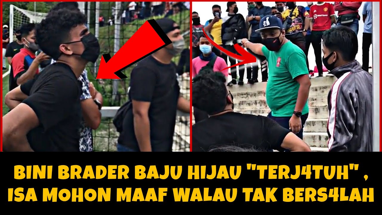 ISA ISARB M0H0N M4AF PADA ABANG BAJU HIJAU, KEJ4DIAN SEMASA GAME 10K. (BINI MENGANDUNG)