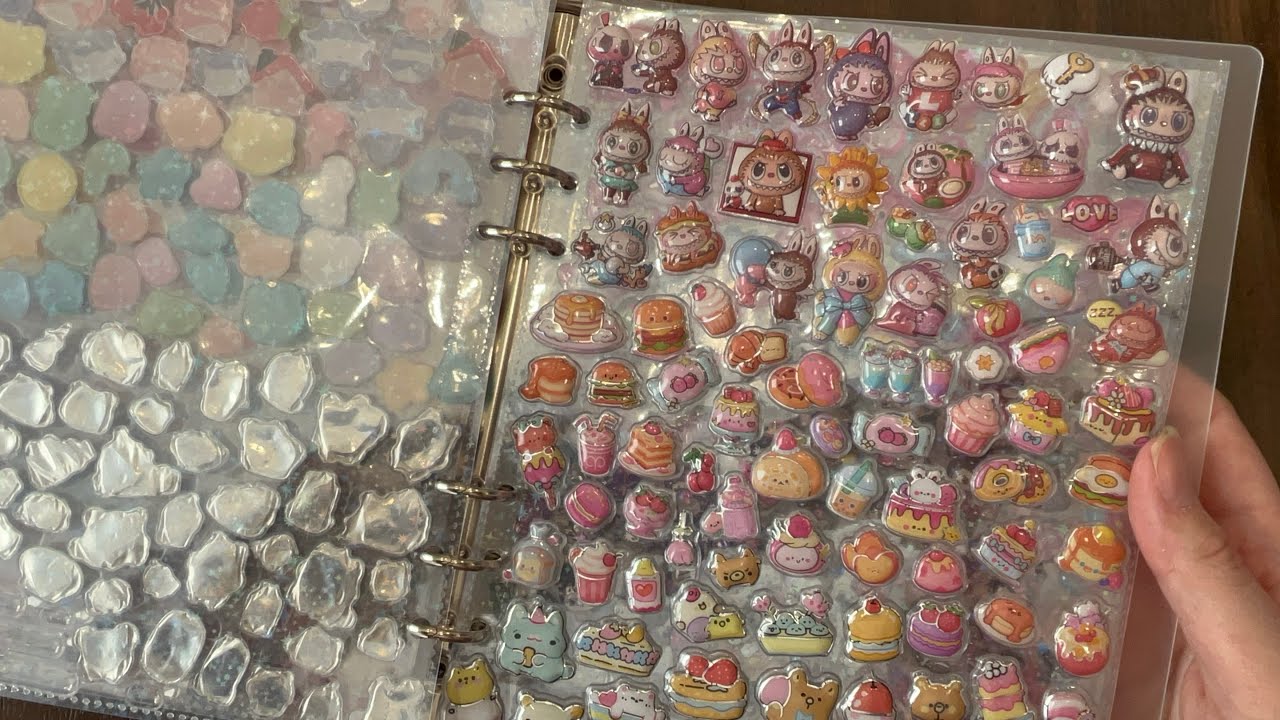 Sticker Journal ASMR | no talking