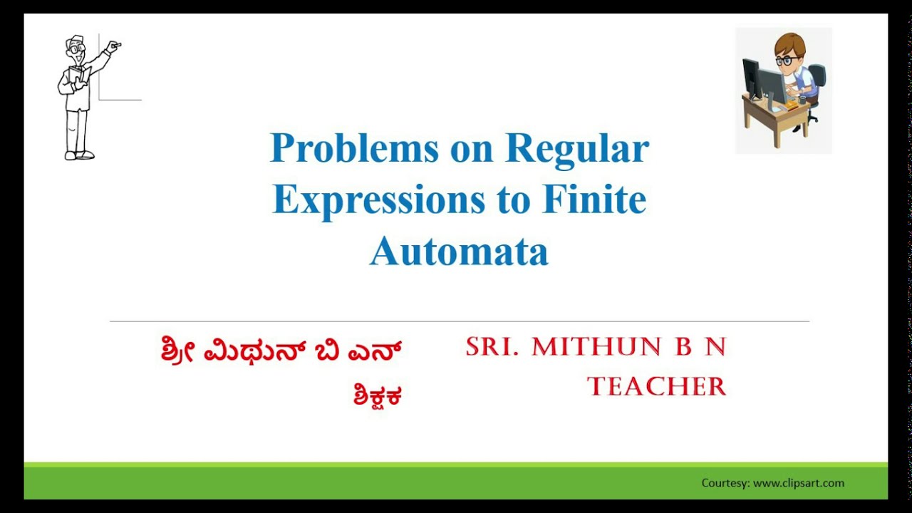 Problems on conversion from Regular Expression to Finite Automata | 27 | Mithun BN