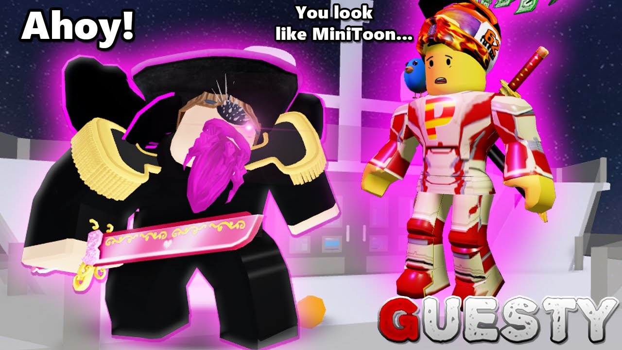 ГОСТЬ ROBLOX Эй! MINITOON В ИГРЕ?!