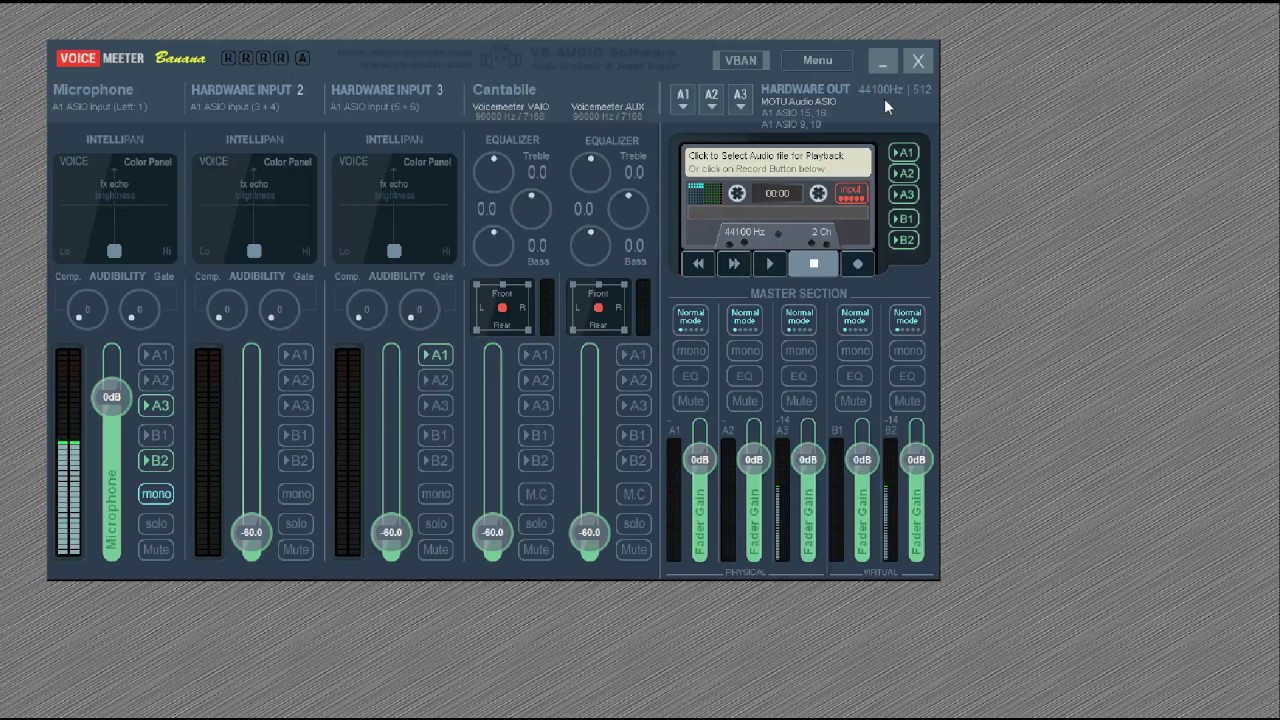 Видеоурок по использованию Voicemeeter Pro Inserts с бесплатным плагином Cantabile Lite в качеств...