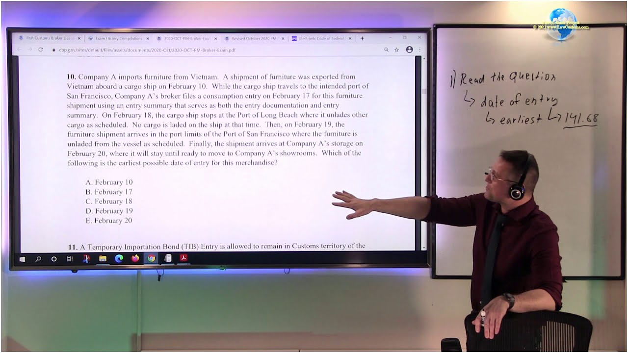 Approach to Answering CBLE Questions Part 1