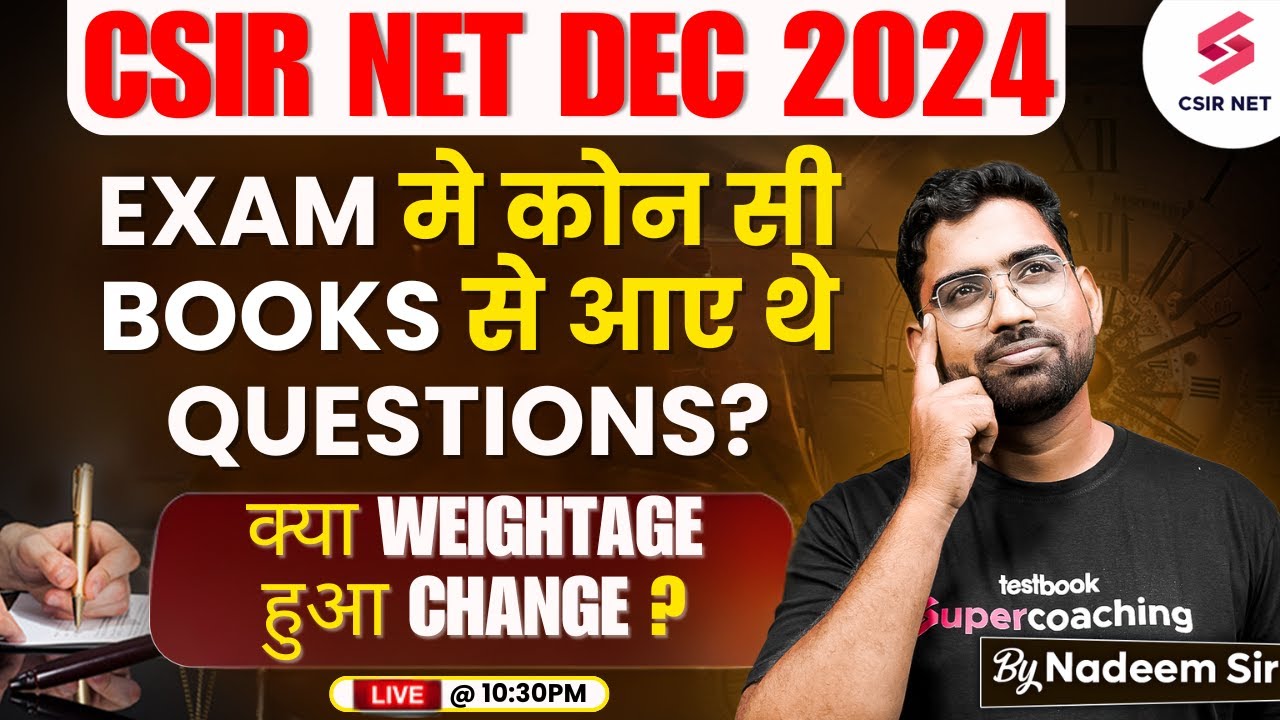 CSIR NET June 2025 Preparation Chemistry | CSIR NET Chemical Science June 2025 | Nadeem Sir